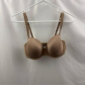 ThirdLove 24/7 Classic T-Shirt Bra 34D1/2 Beige Underwire Lined Everyday Comfort